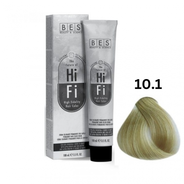 Vopsea profesionala, BES Hi-Fi, blond cenusiu platinat, 100ml [1]