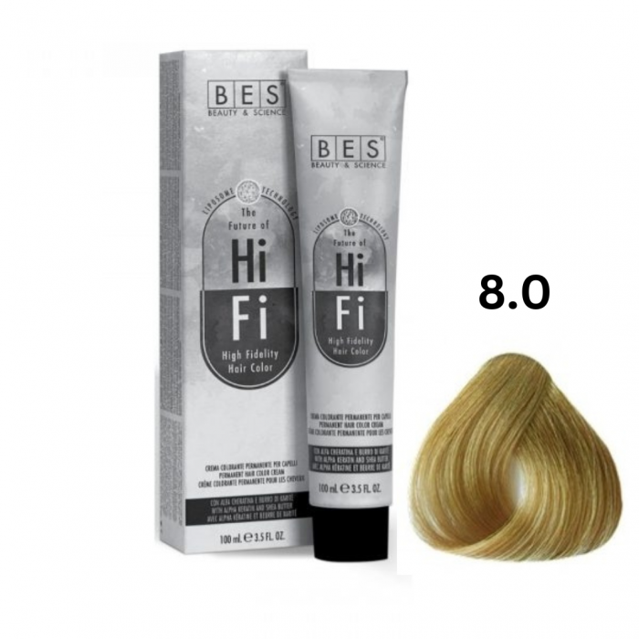 Vopsea profesionala, BES Hi-Fi, blond deschis, 100ml [1]