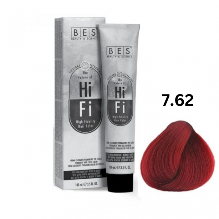 Vopsea profesionala, BES Hi-Fi, blond rosu irizat, 100ml [1]