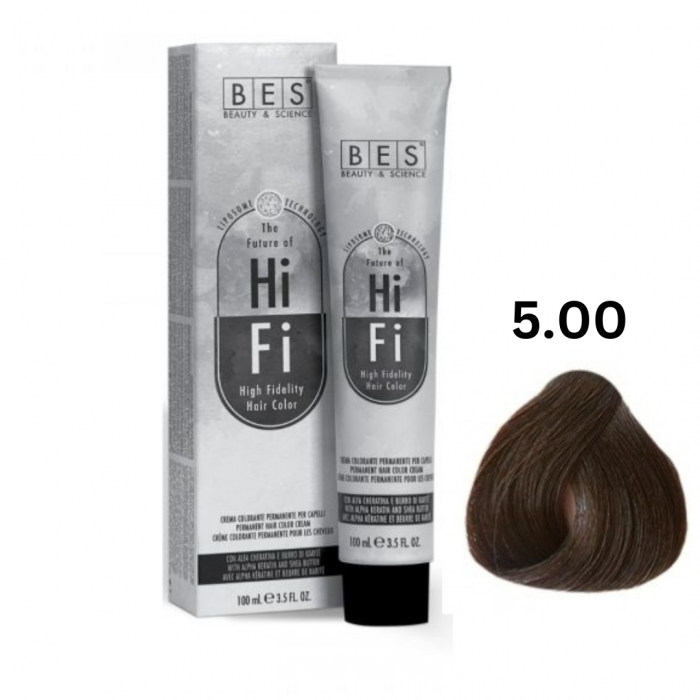 Vopsea profesionala, BES Hi-Fi, castaniu deschis intens, 100ml [1]