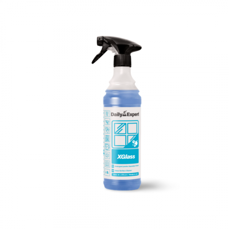 Home - Detergent profesional, XGlass, pentru suprafete din sticla, 1000ml