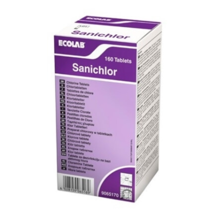 Dezinfectanti - Dezinfectant pe baza de clor, Sanichlor, 160 tablete