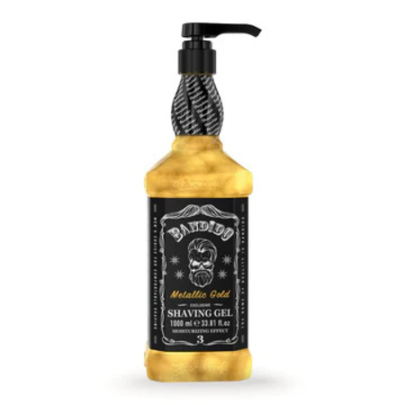 Cosmetica faciala - Gel de ras Metallic Gold, 1000ml