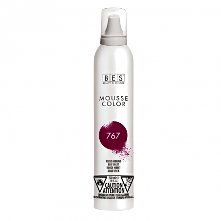 Fixative & spume - Spuma coloranta pentru par, rosu violet, 200ml
