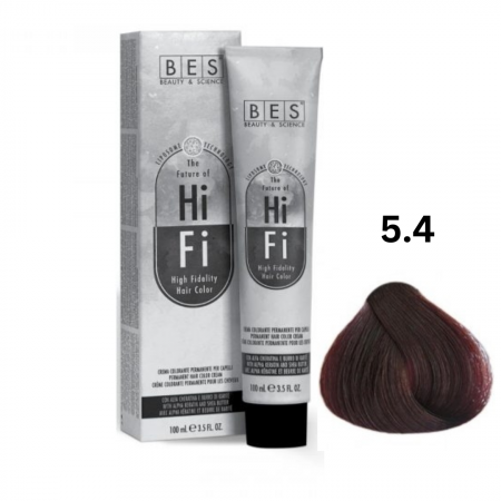 Vopsea & oxidanti - Vopsea profesionala, BES Hi-Fi, aramiu deschis, 100ml