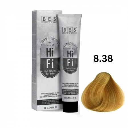 Vopsea & oxidanti - Vopsea profesionala, BES Hi-Fi, auriu bej deschis, 100ml