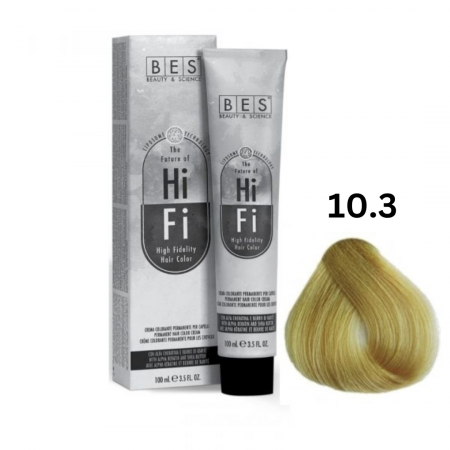 Vopsea & oxidanti - Vopsea profesionala, BES Hi-Fi, auriu platinat, 100ml