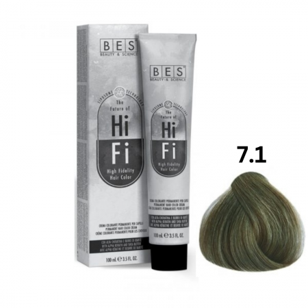 Vopsea & oxidanti - Vopsea profesionala, BES Hi-Fi, blond cenusiu, 100ml