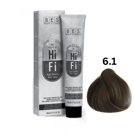 Beauty - Vopsea profesionala, BES Hi-Fi, blond cenusiu inchis, 100ml