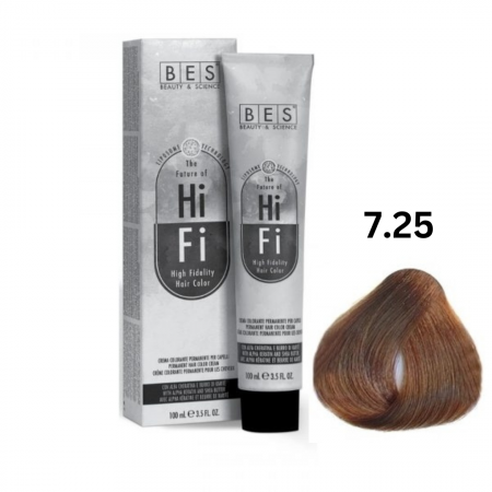 Vopsea & oxidanti - Vopsea profesionala, BES Hi-Fi, blond irizat mahon, 100ml