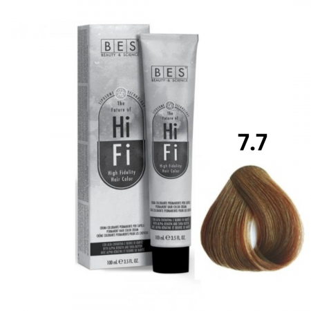 Vopsea & oxidanti - Vopsea profesionala, BES Hi-Fi, blond tabac, 100ml