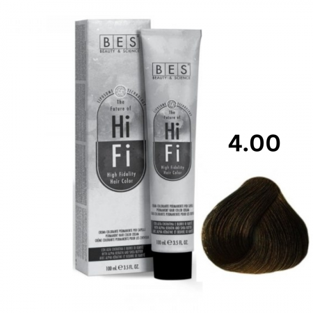 Vopsea & oxidanti - Vopsea profesionala, BES Hi-Fi, castaniu intens, 100ml