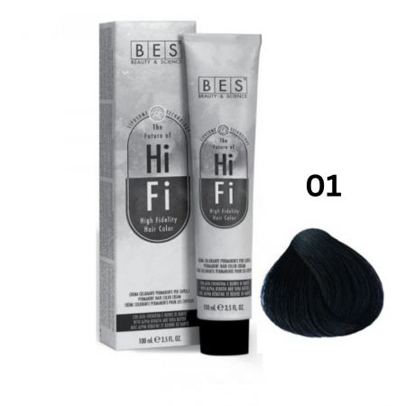 Vopsea & oxidanti - Vopsea profesionala, BES Hi-Fi, cenusiu, 100ml