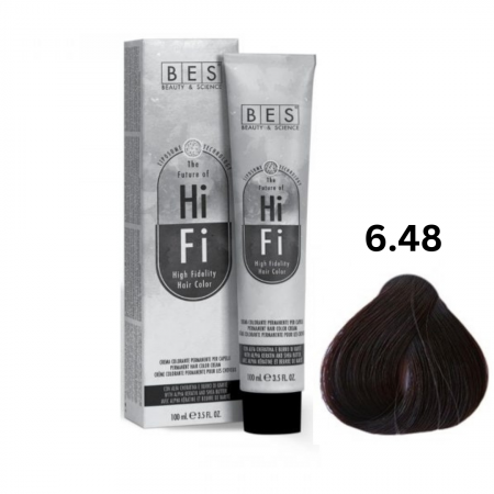 Vopsea & oxidanti - Vopsea profesionala, BES Hi-Fi, ciocolata, 100ml