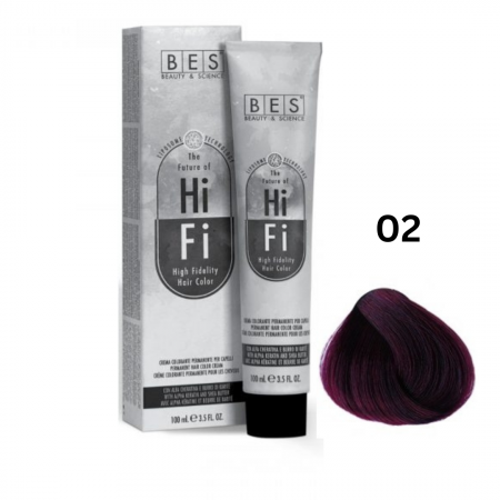 Vopsea & oxidanti - Vopsea profesionala, BES Hi-Fi, irizat, 100ml