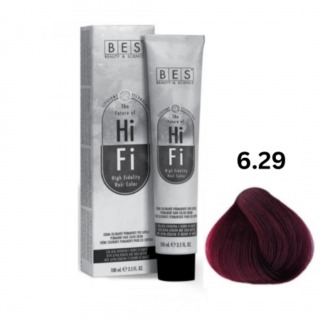 Vopsea & oxidanti - Vopsea profesionala, BES Hi-Fi, irizat albastru inchis, 100ml