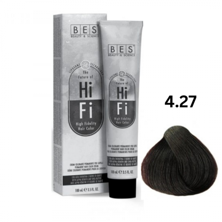 Vopsea & oxidanti - Vopsea profesionala, BES Hi-Fi, irizat tabac, 100ml