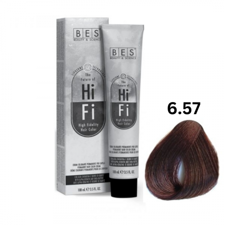 Vopsea & oxidanti - Vopsea profesionala, BES Hi-Fi, mahon tabac inchis, 100ml