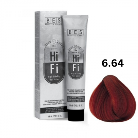 Beauty - Vopsea profesionala, BES Hi-Fi, rosu cupru inchis, 100ml