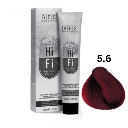 Vopsea & oxidanti - Vopsea profesionala, BES Hi-Fi, rosu intens deschis, 100ml