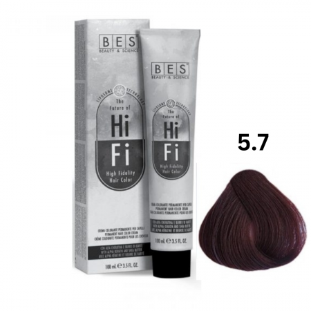 Vopsea & oxidanti - Vopsea profesionala, BES Hi-Fi, tabac deschis, 100ml
