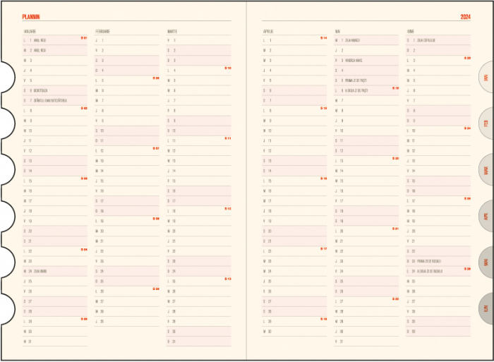 Agenda datata ,,Office" [4]