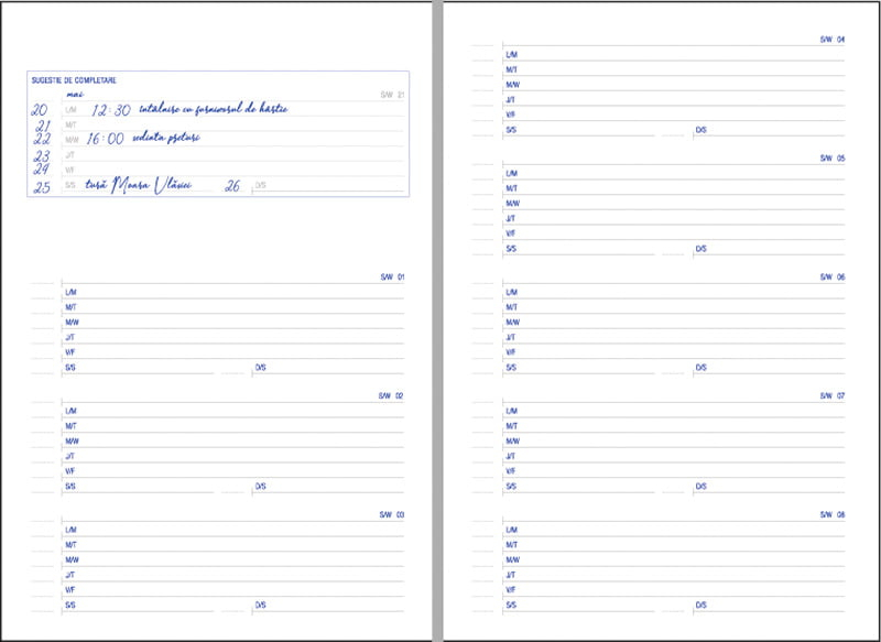Agenda saptamanala ,,Gama" [3]
