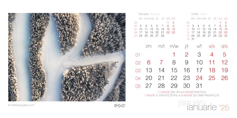 Calendar de birou ,,Aerian" [2]
