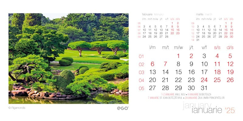Calendar de birou ,,Gradini" [2]
