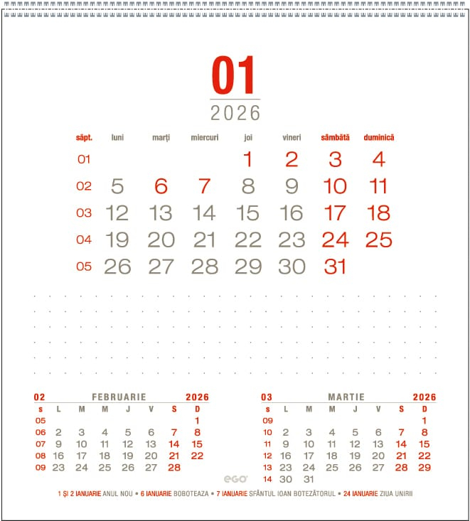 Calendar de birou ,,Prisma" [3]