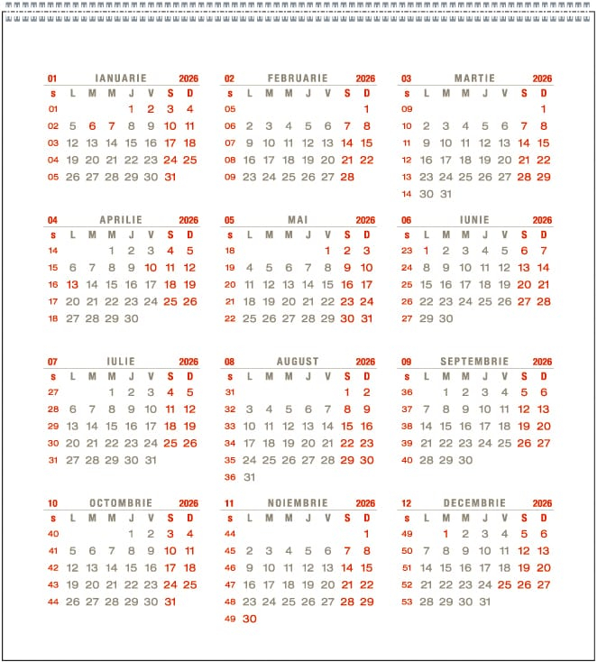 Calendar de birou ,,Prisma" [4]