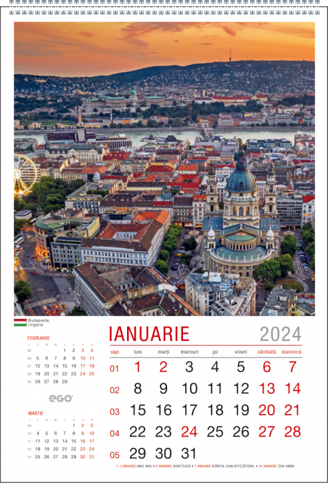 Calendar de perete ,,Orasele Lumii" [2]