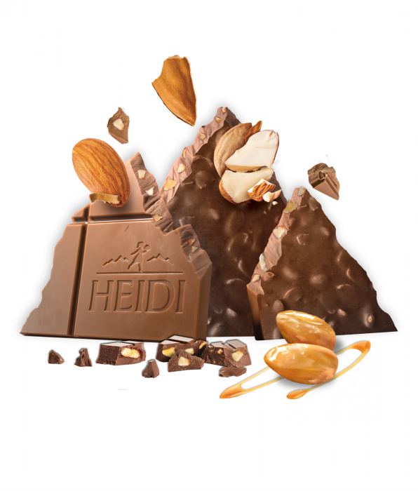 Ciocolata Heidi Almonds 80g [2]
