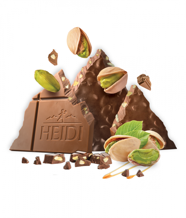 Ciocolata Heidi Nuts Pistahio 80g [2]