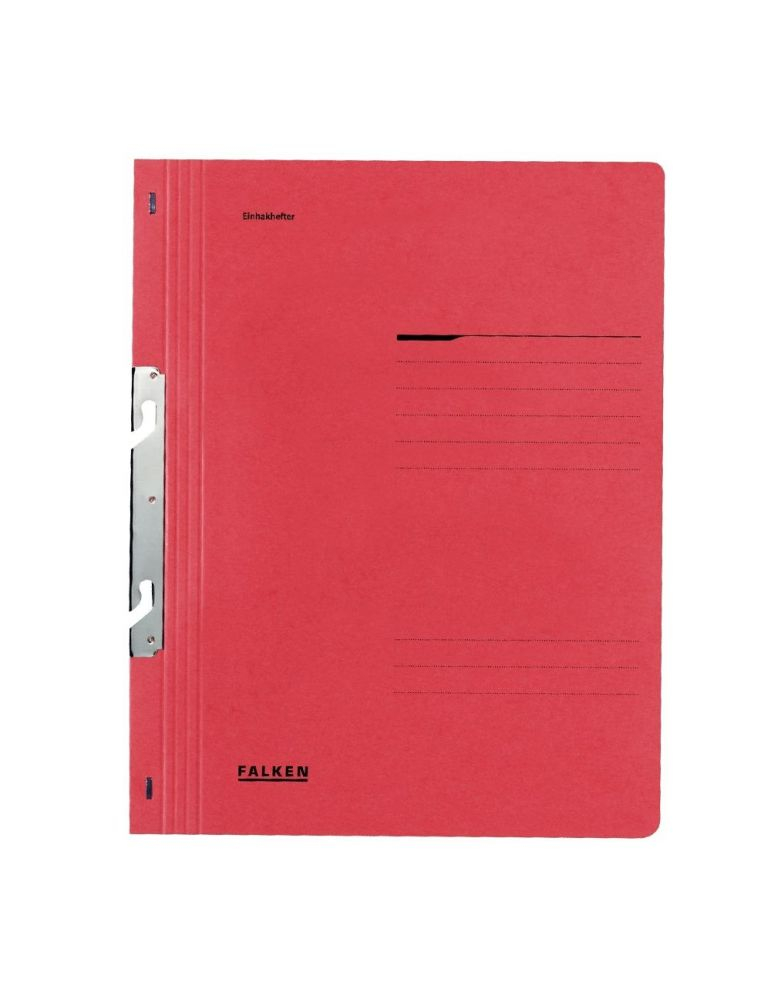 Dosar de carton pentru incopciat A4 230g/mp rosu 1/1 Falken [1]