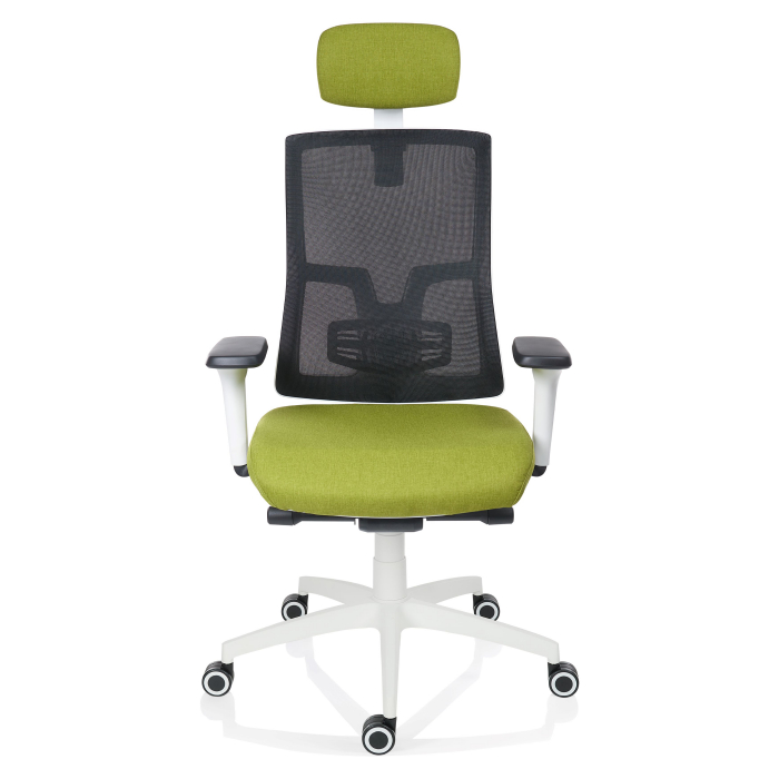 Scaun executiv Pure tapitat - White/Mesh [1]