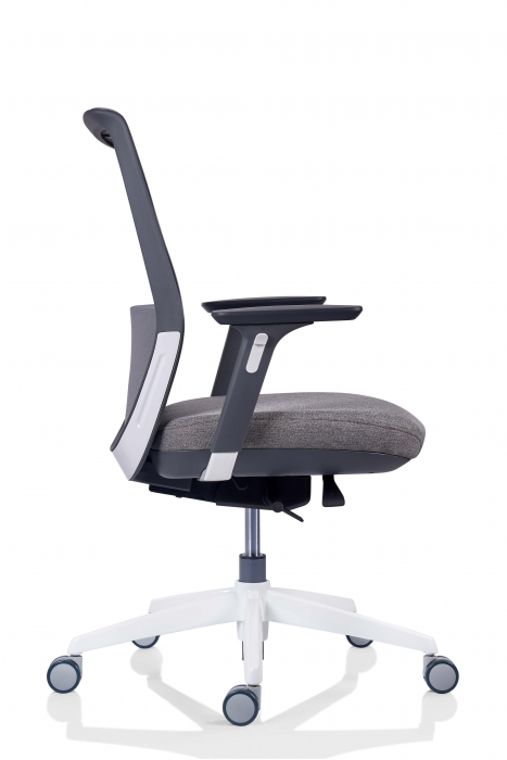 Scaun executiv Tesla Mesh - Gri deschis [2]