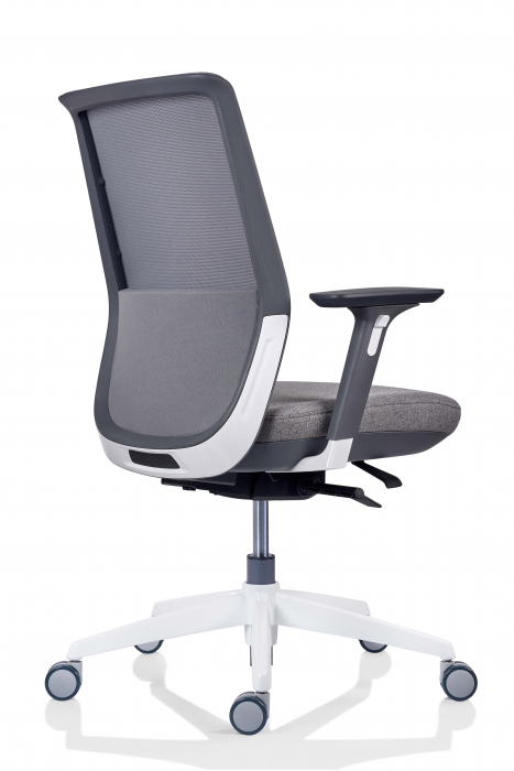 Scaun executiv Tesla Mesh - Gri deschis [3]