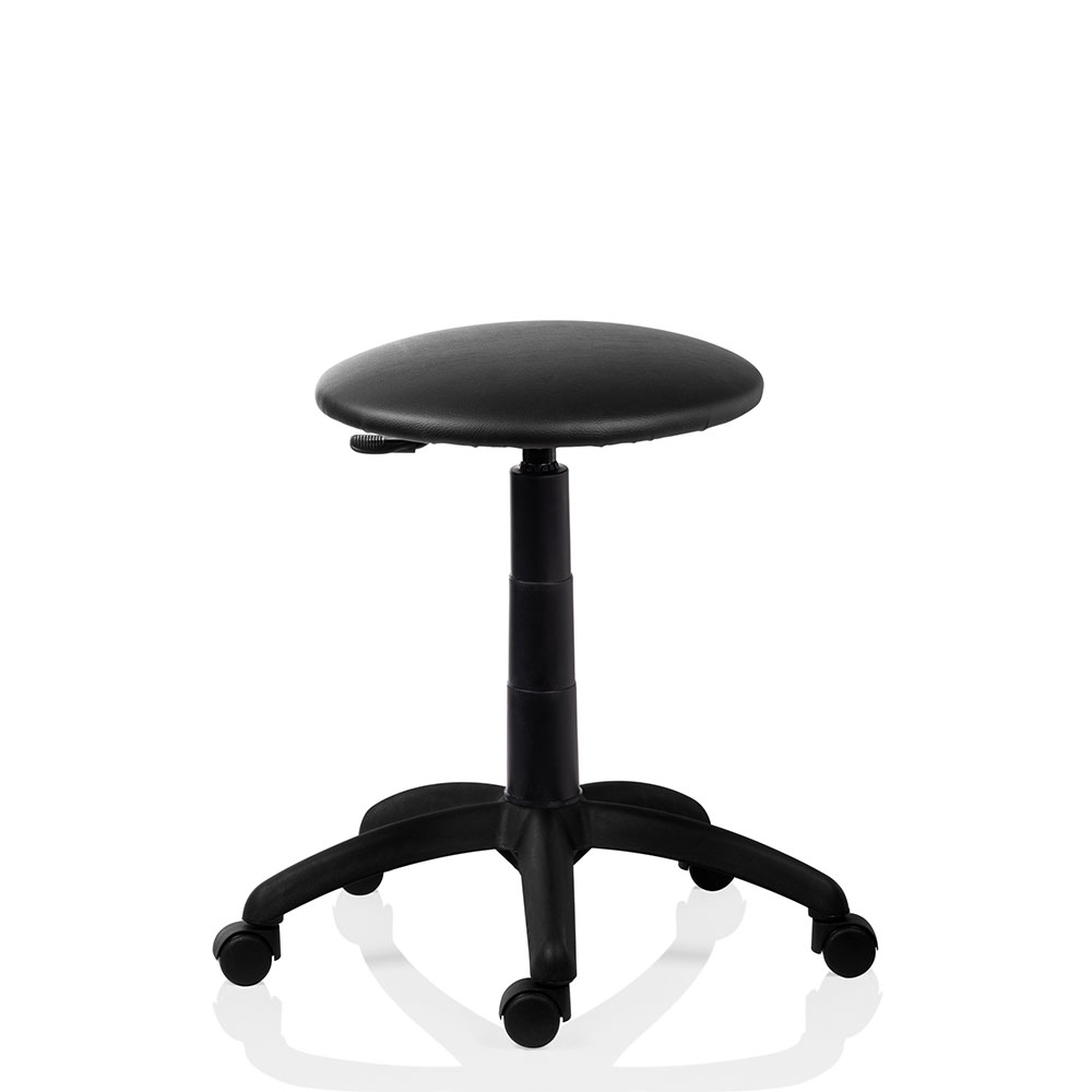 Scaun laborator cu sezut negru [2]