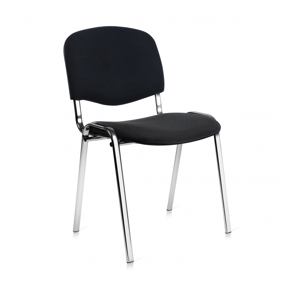 Scaun vizitator Taurus CR tapitat negru [2]