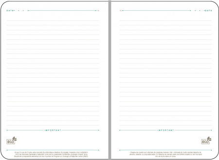 Agenda nedatata ,,Eco" [2]