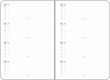 Agenda nedatata ,,Eco" [1]
