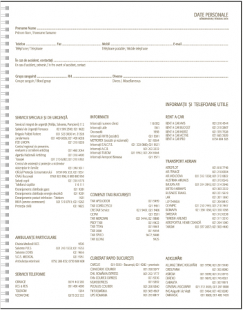 Agenda nedatata ,,Premier" [1]