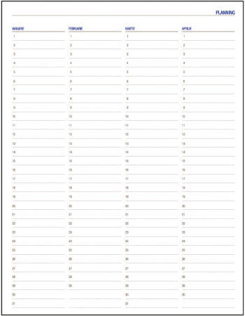 Agenda nedatata ,,Activ" [2]