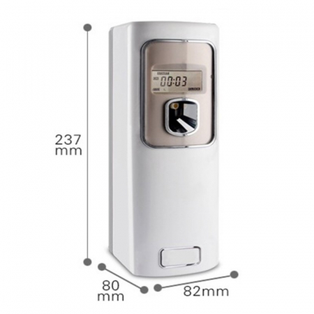 Dispencer parfum de camera cu aerosoli, programabil cu LCD, alb [1]