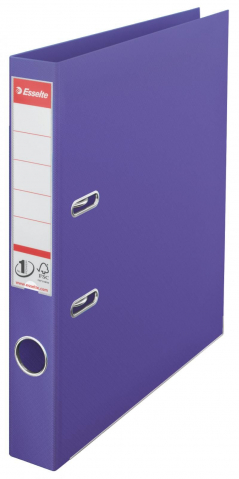BIROTICA & PAPETARIE - Biblioraft A4 50mm plastifiat interior-exterior cu rama si buzunar mov Esselte Vivida Power