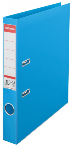 BIROTICA & PAPETARIE - Biblioraft A4 50mm plastifiat interior-exterior cu rama si buzunar bleu Esselte Vivida Power