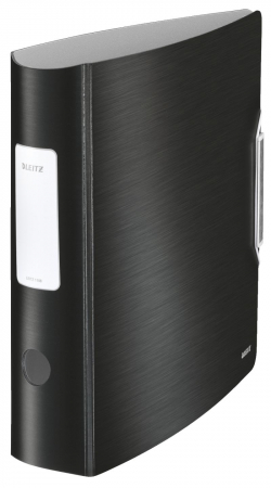 BIROTICA & PAPETARIE - Biblioraft A4 55mm negru satinat Leitz Style