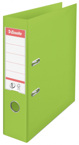 BIROTICA & PAPETARIE - Biblioraft A4 75mm plastifiat interior-exterior cu rama si buzunar verde deschis Esselte Vivida Power