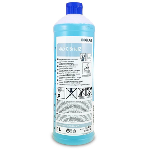 IGIENA & CURATENIE - Solutie profesionala - Brial MAXX2, 1l - geamuri si suprafete lucioase
